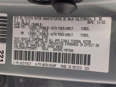 2023 Toyota TACOMA TRD SPORT TRD Sport V6