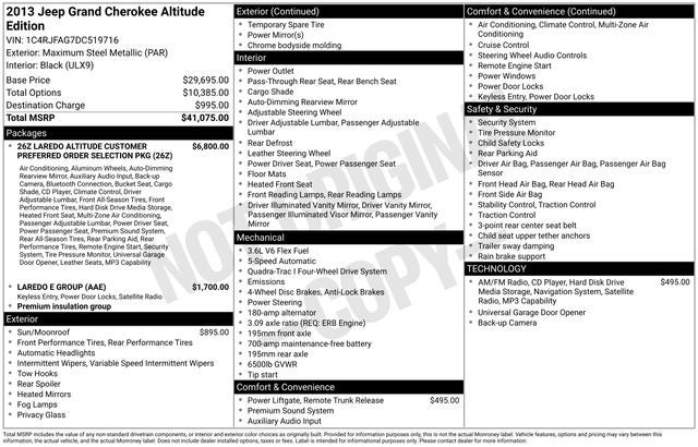 2013 Jeep Grand Cherokee Laredo