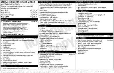 2022 Jeep Grand Cherokee L Limited