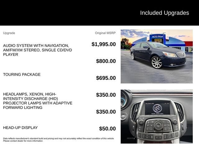 2010 Buick LaCrosse CXS