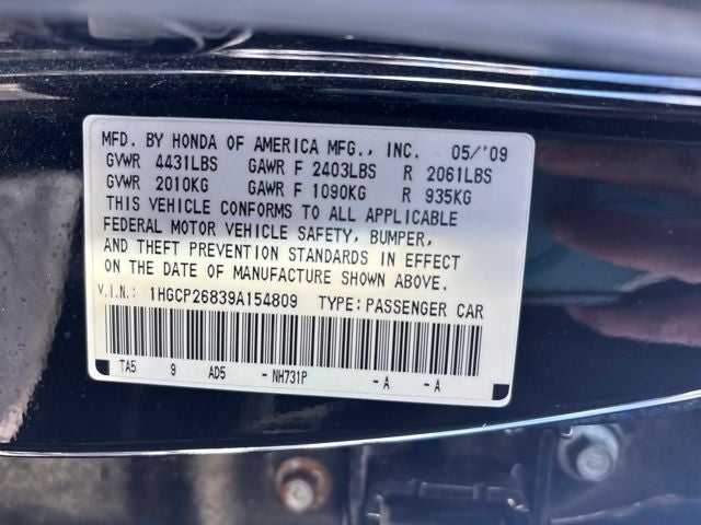 2009 Honda Accord EX-L 2.4