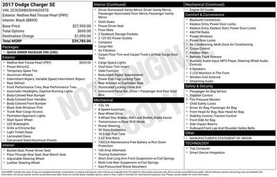 2017 Dodge Charger SE