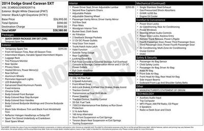 2014 Dodge Grand Caravan SXT