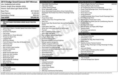 2010 Dodge Grand Caravan SXT