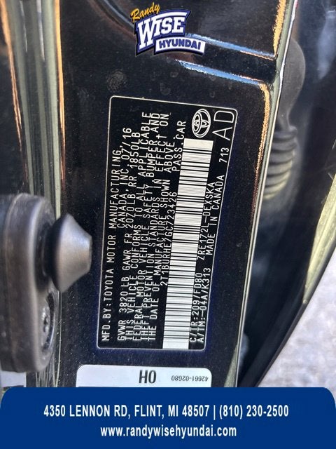 2016 Toyota Corolla S Plus