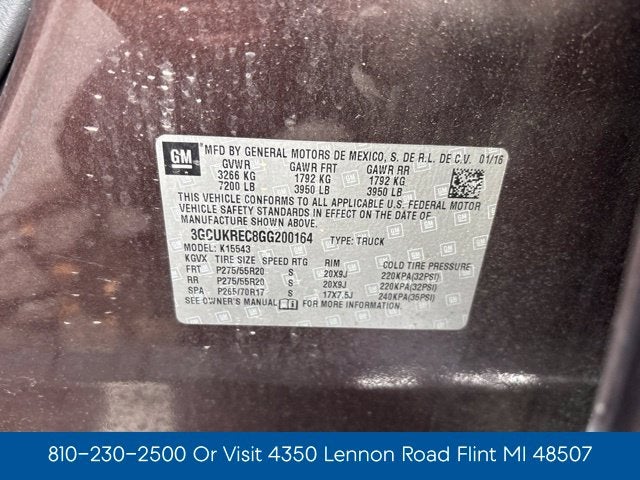 2016 Chevrolet Silverado 1500 LT LT2