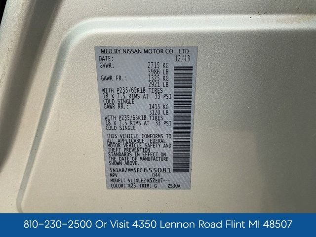 2014 Nissan Pathfinder SV