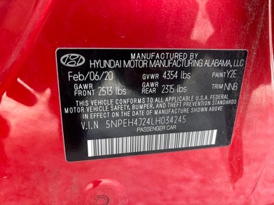 2020 Hyundai Sonata Limited