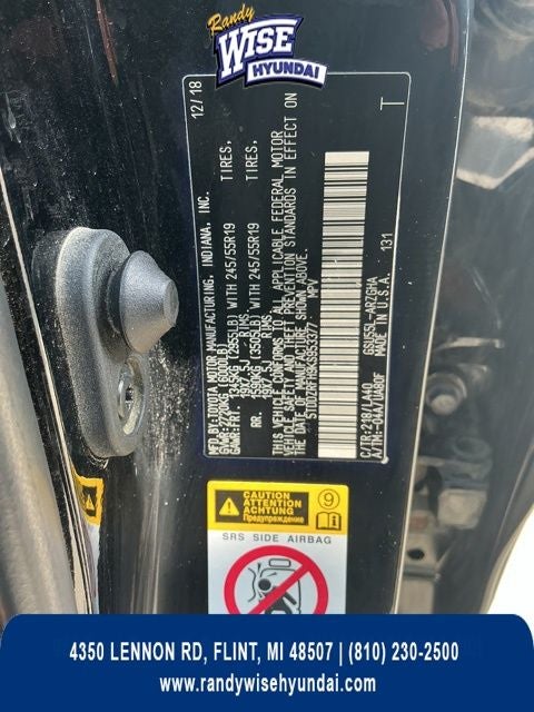 2019 Toyota Highlander Limited Platinum