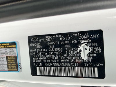 2022 Hyundai Palisade Calligraphy