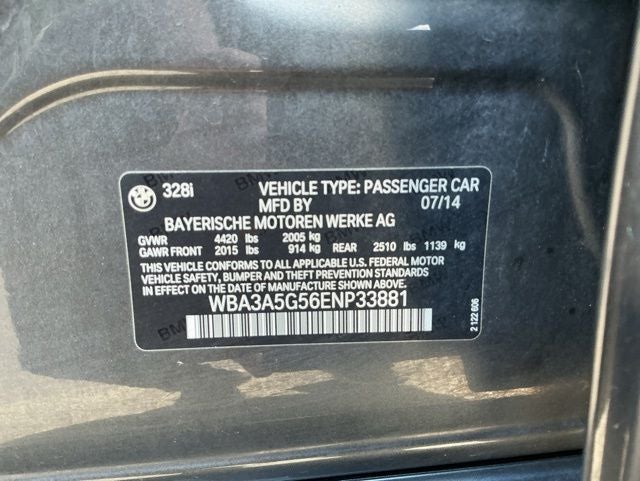 2014 BMW 3 Series 328i