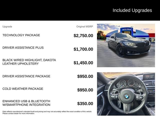 2016 BMW 3 Series 335i xDrive Gran Turismo