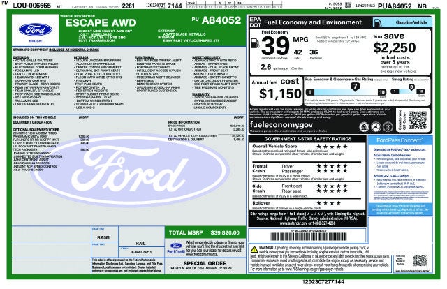 2023 Ford Escape Hybrid ST-Line Select