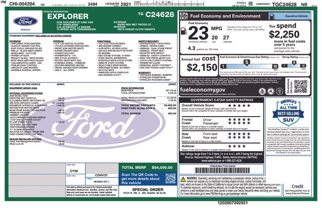 2026 Ford Explorer ST-Line