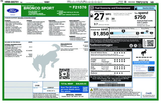 2026 Ford Bronco Sport Big Bend