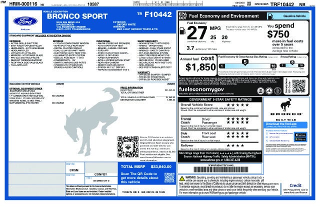 2026 Ford Bronco Sport Big Bend