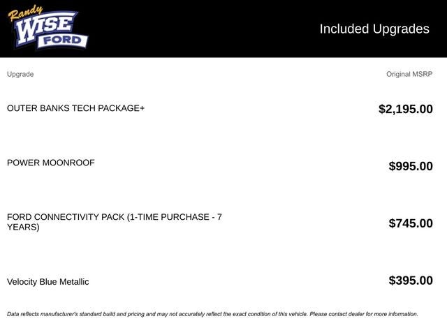 2026 Ford Bronco Sport Outer Banks