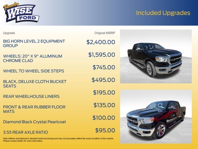 2019 RAM 1500 Big Horn/Lone Star