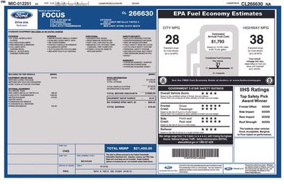 2012 Ford Focus SE
