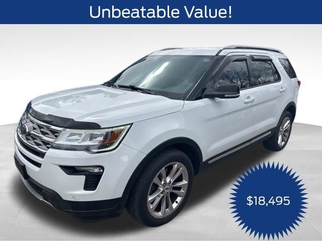 Used 2018 Ford Explorer XLT with VIN 1FM5K8D86JGA29389 for sale in Brandon Township, MI