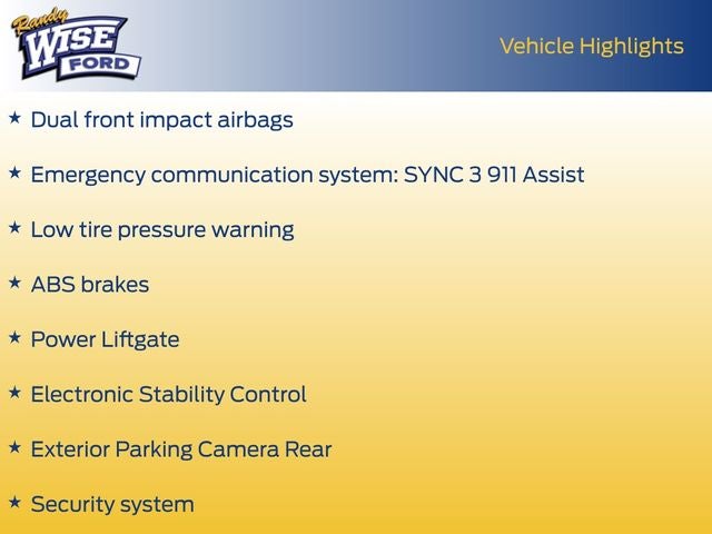 2019 Ford Escape SEL
