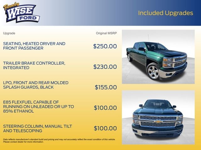 2015 Chevrolet Silverado 1500 LT LT1