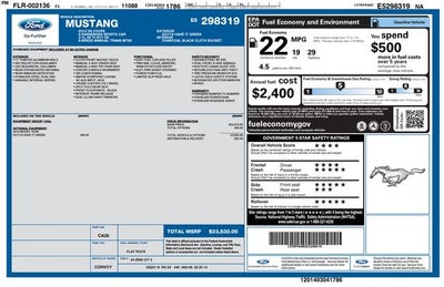 2014 Ford Mustang V6