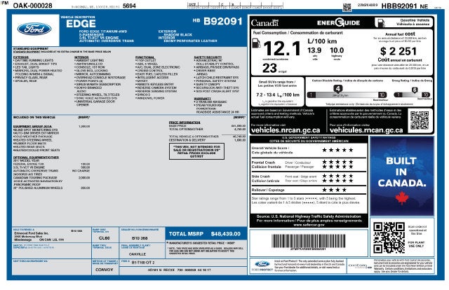 2017 Ford Edge Titanium