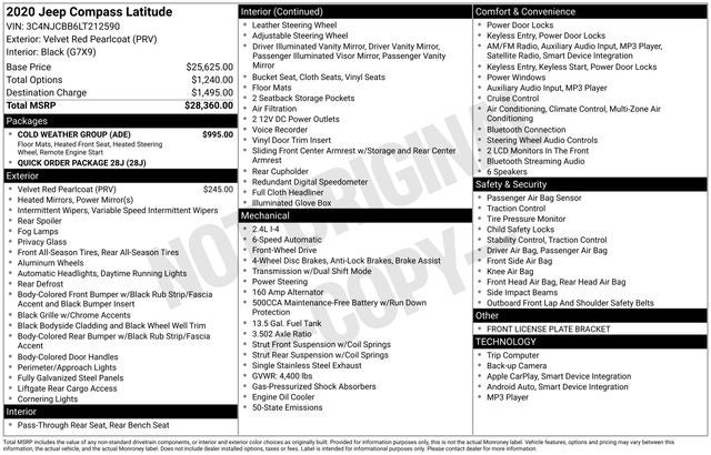 2020 Jeep Compass Latitude