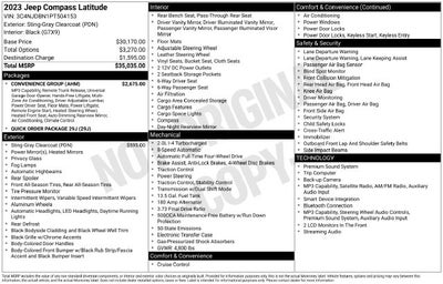 2023 Jeep Compass Latitude