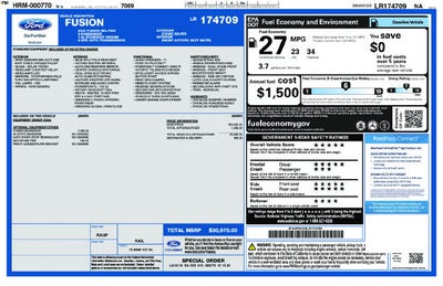 2020 Ford Fusion SEL